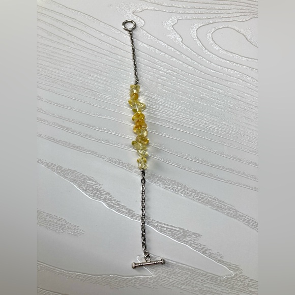 Genuine Chipped Citrine Bracelet - Picture 1 of 2